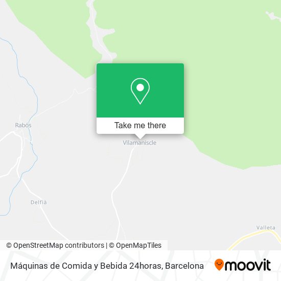 Máquinas de Comida y Bebida 24horas map