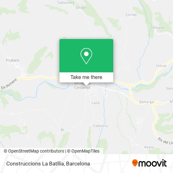 Construccions La Batllia map