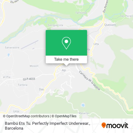 Bambú Ets Tu. Perfectly Imperfect Underwear. map