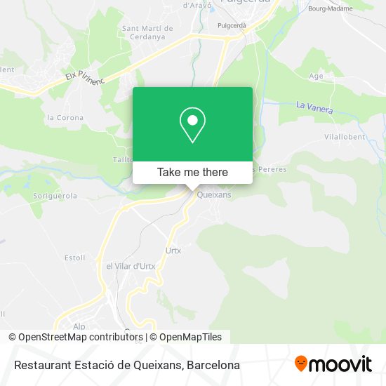 Restaurant Estació de Queixans map