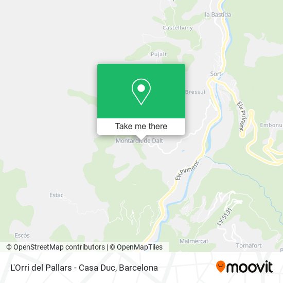 L'Orri del Pallars - Casa Duc map
