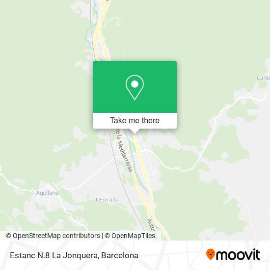 Estanc N.8 La Jonquera map