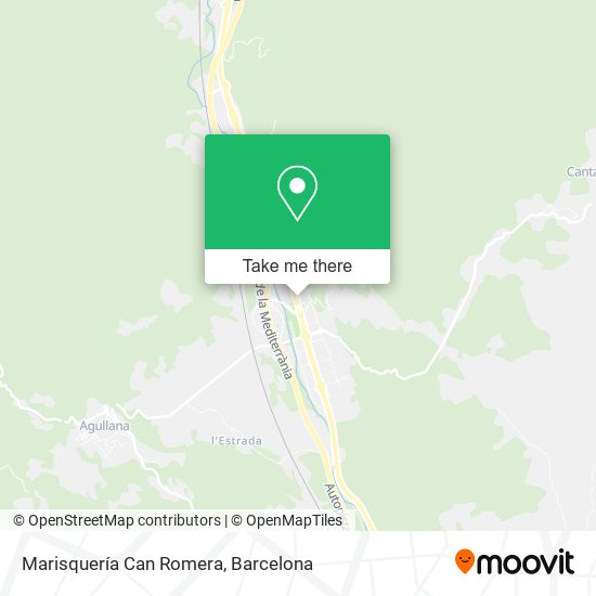 Marisquería Can Romera map