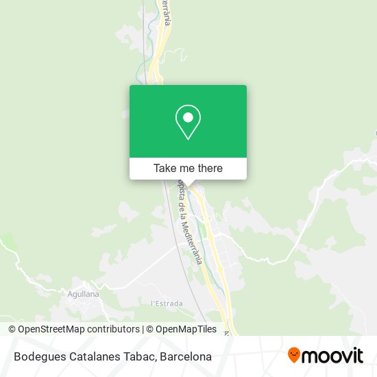 Bodegues Catalanes Tabac map