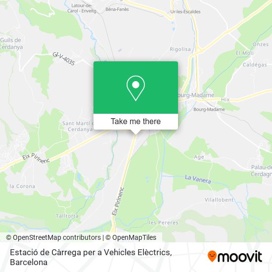 Estació de Càrrega per a Vehicles Elèctrics map
