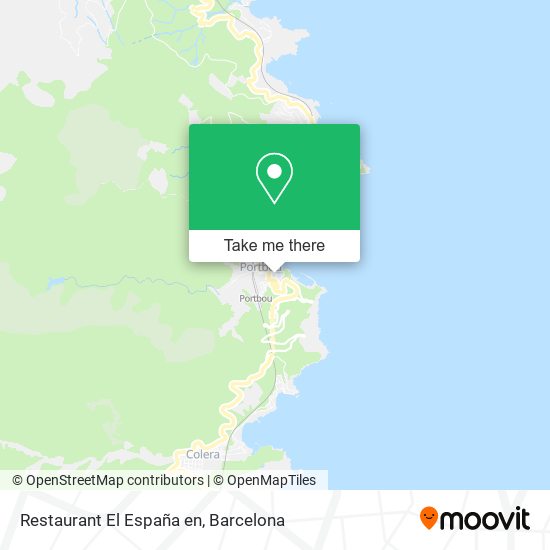 Restaurant El España en map