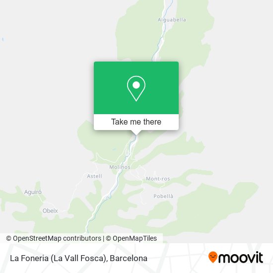 La Foneria (La Vall Fosca) map
