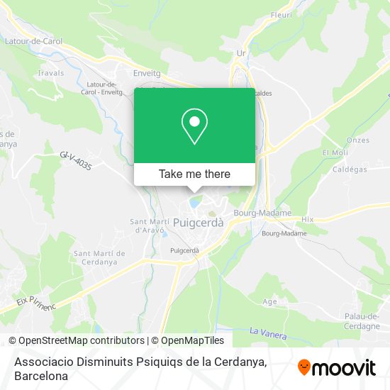 Associacio Disminuits Psiquiqs de la Cerdanya map