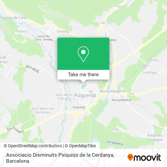 Associacio Disminuits Psiquiqs de la Cerdanya map