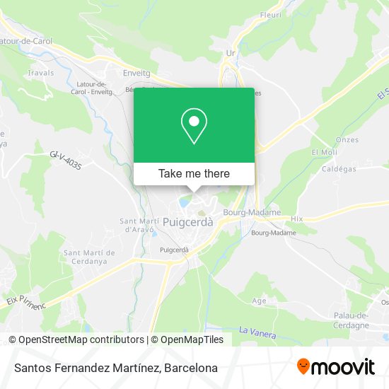 Santos Fernandez Martínez map