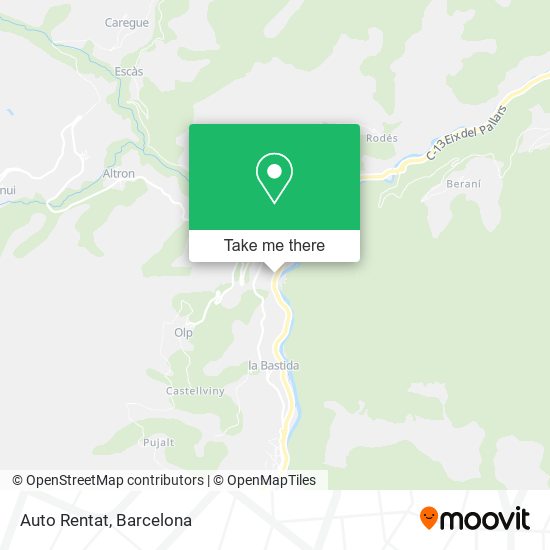 Auto Rentat map