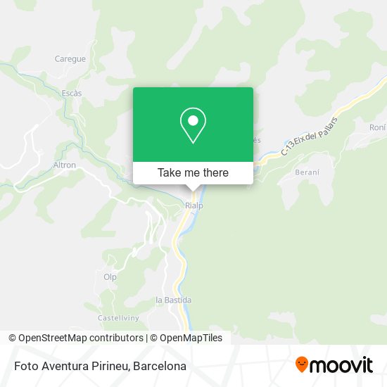 Foto Aventura Pirineu map