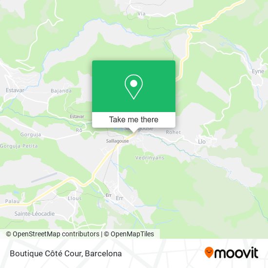 Boutique Côté Cour map