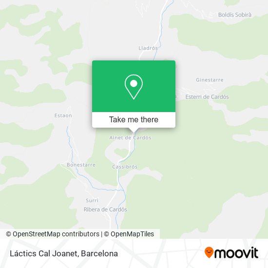Láctics Cal Joanet map