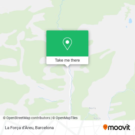 La Força d'Àreu map