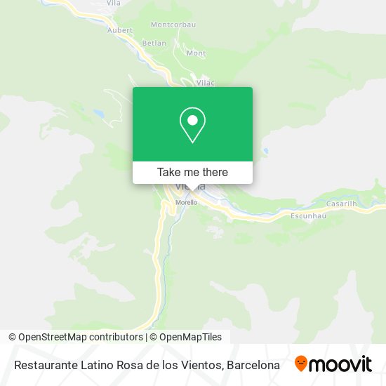 Restaurante Latino Rosa de los Vientos map
