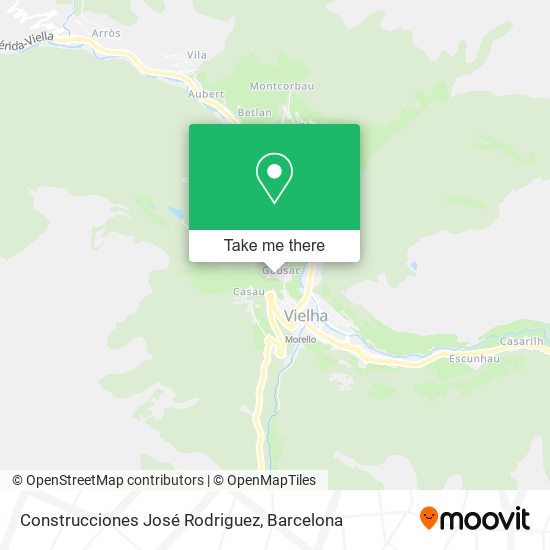 Construcciones José Rodriguez map