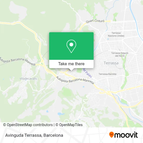 Avinguda Terrassa map