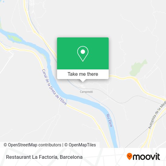 Restaurant La Factoría map
