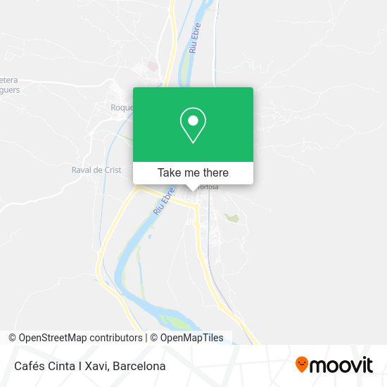 Cafés Cinta I Xavi map
