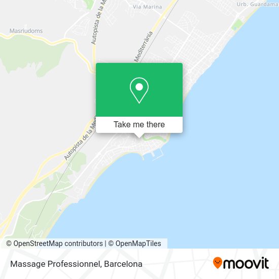 Massage Professionnel map