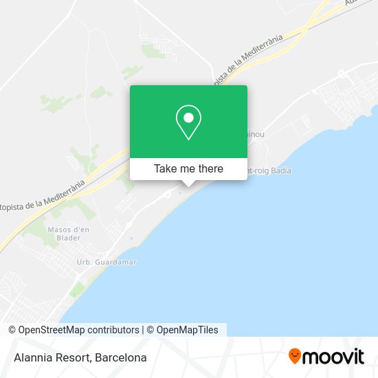 Alannia Resort map