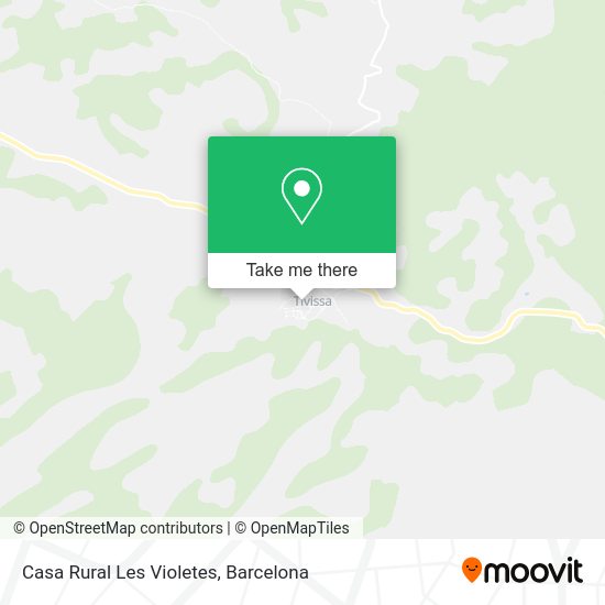 Casa Rural Les Violetes map