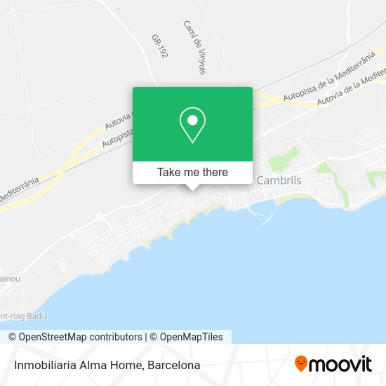 Inmobiliaria Alma Home map