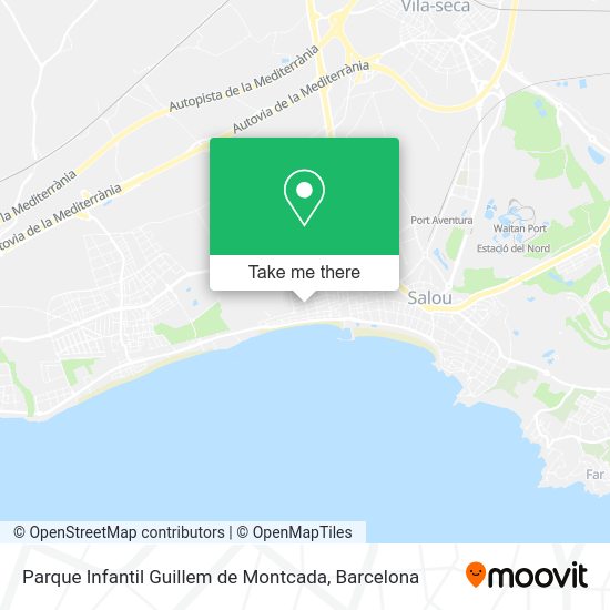 Parque Infantil Guillem de Montcada map