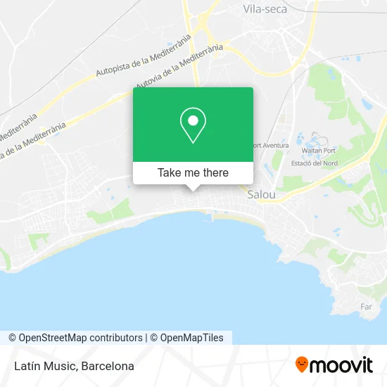 Latín Music map