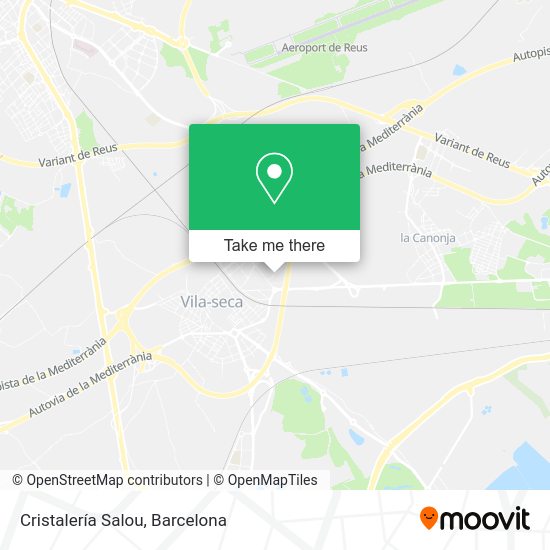 Cristalería Salou map