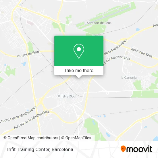 Trifit Training Center map