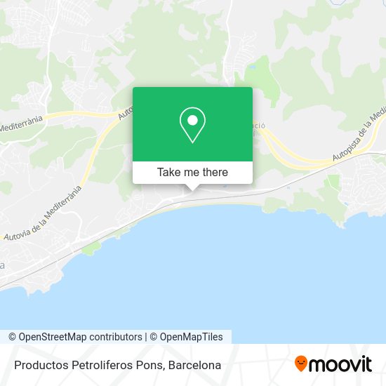 Productos Petroliferos Pons map