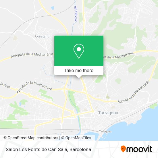Salón Les Fonts de Can Sala map