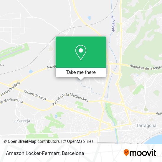 Amazon Locker-Fermart map