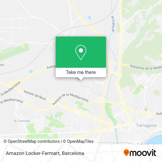 Amazon Locker-Fermart map