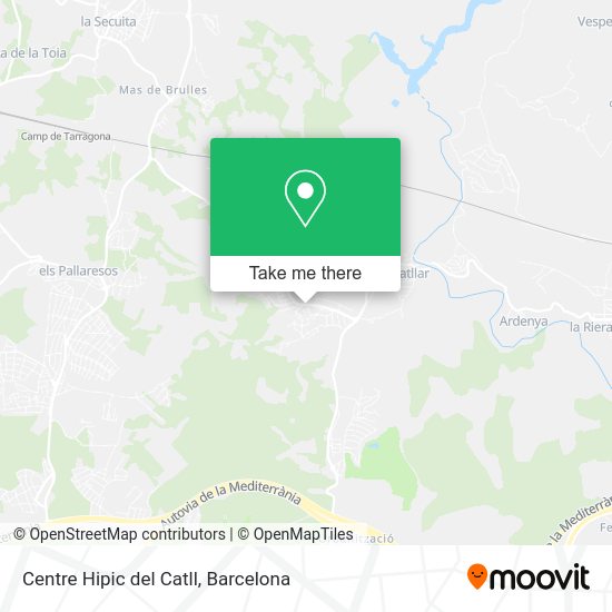 Centre Hipic del Catll map