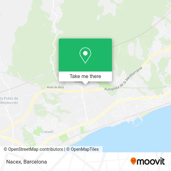 Nacex map