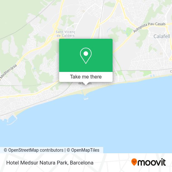 Hotel Medsur Natura Park map