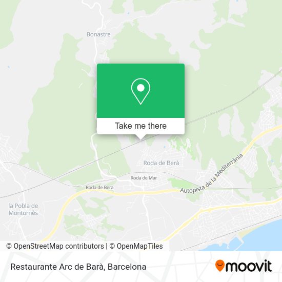Restaurante Arc de Barà map