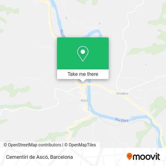 Cementiri de Ascó map