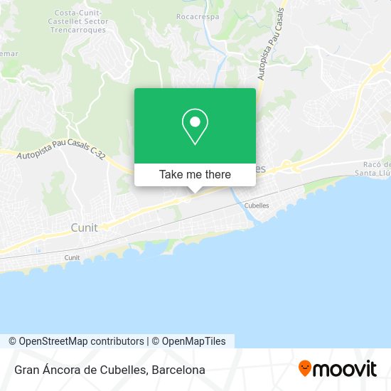 Gran Áncora de Cubelles map