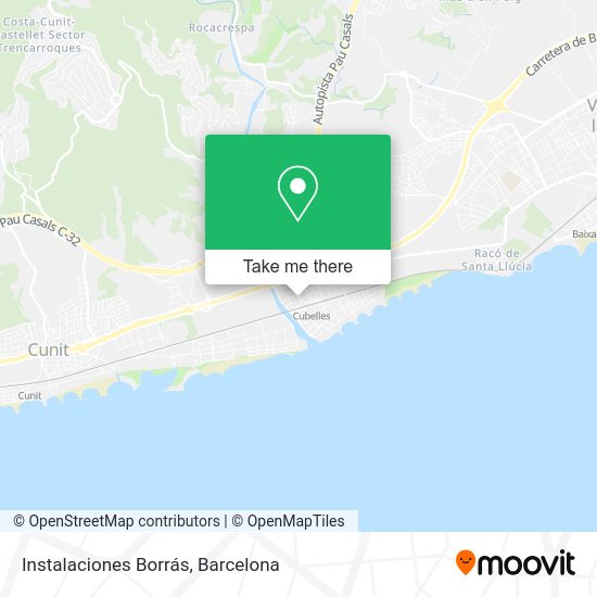 Instalaciones Borrás map