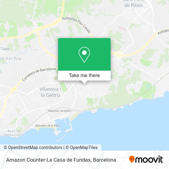 Amazon Counter-La Casa de Fundas map