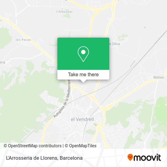 L'Arrosseria de Llorens map