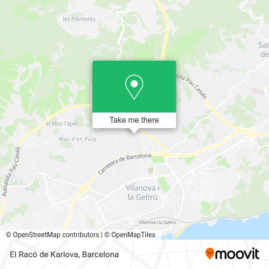 El Racó de Karlova map