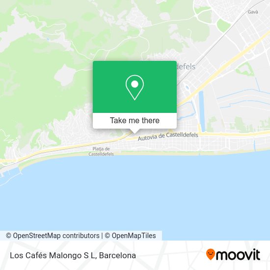 Los Cafés Malongo S L map