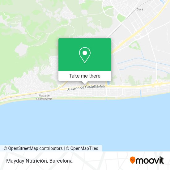 Mayday Nutrición map