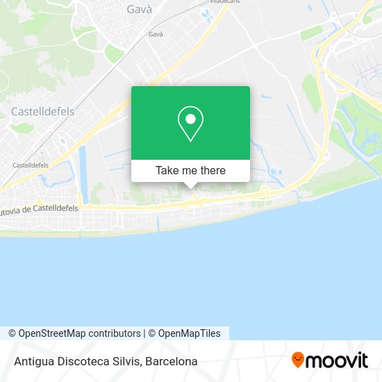 Antigua Discoteca Silvis map