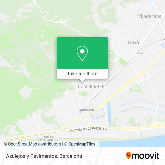Azulejos y Pavimentos map